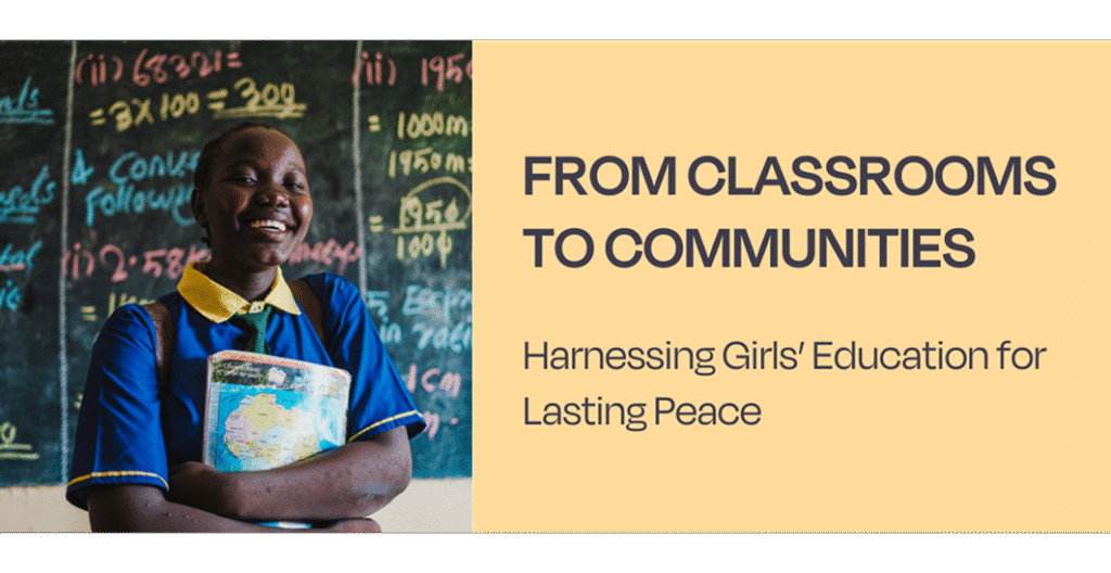 From Classrooms to communities harnessing girls education for lasting peace sponsored by World Vision Canada.